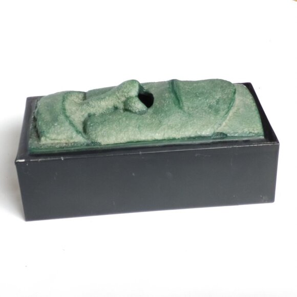 RETRO Moai Tissue Box Easter Island Heads Rotary Hero Inc. Japan Novelty - Picture 1 of 8